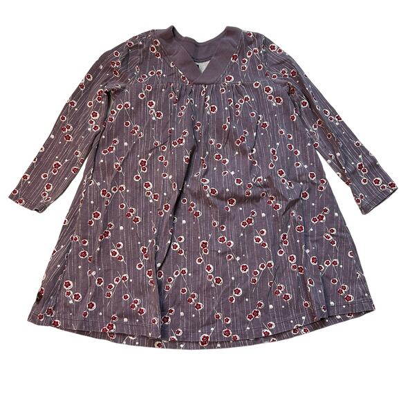 Tea Collection Other - Tea Collection Dusty Lilac Cherry Blossom Tunic Dress 4Y
